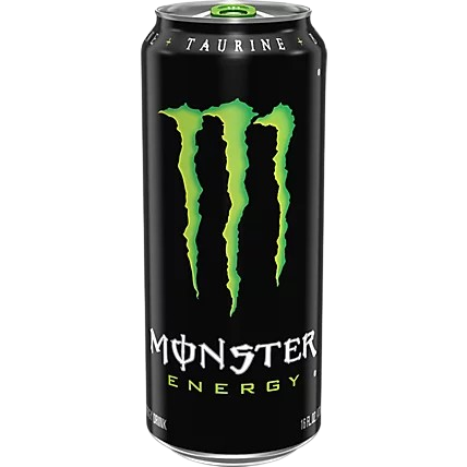 Monster Energy classic green can